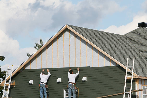 Professional Emergency Siding Repair technician working in McLeansville, NC